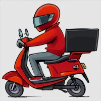 پیک موتوری صندوق دار کارگر ساده