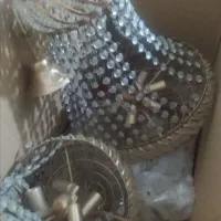 2 تا لوستر بسیار بزرگ برنجی دوتاش 3500 زدم