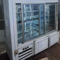 یخچال ایستاده مکعبی ویترینی ۴درب((درحد نو))