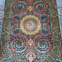 قالیچه ابریشم قم|فرش|بوشهر, |دیوار