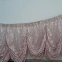 پرده صورتی|پرده، رانر، رومیزی|قم, عمار یاسر|دیوار