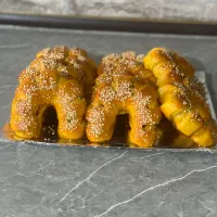 دسر پراشکی مینی برگر پیتزا