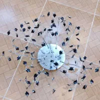 لوستر 12 شاخه سقفی کنترل دار