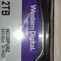 هارد 2 ترابایت وسترن بنفش آکبند و نو