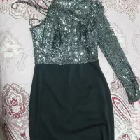 لباس مجلسی پولکی کوتاه