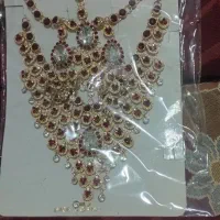 گردنبند هندی نگینی|بدلیجات|خاش, |دیوار