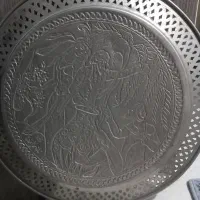 مجموعه ای از سینی مسی و ساعت و مجسمه برنزی|کلکسیون اشیاء عتیقه|پاکدشت, پاکدشت (مامازند)|دیوار