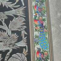 تابلوی خاتم کاری طرح گل وبلبل|تابلو، نقاشی، عکس|تهران, قاسم‌آباد|دیوار