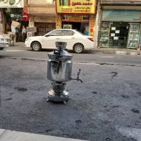 سماور 12 لیتری پایه نفتی امین نسب تبریز|سماور، چای‌ساز، قهوه‌ساز|قدس, شهر‌قدس|دیوار