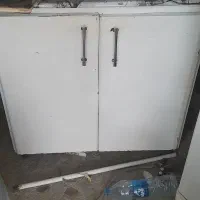 فروش کابینت فلزی زمینی ۲در زیر سماوری زیر سینک ۸۰|مصالح و تجهیزات ساختمان|رباط‌کریم, الارد|دیوار