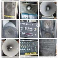 وسایل صوتی بلند بلندگو امپلیفایر