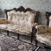 مبل استیل ۹ نفره تمیز و سالم|مبلمان خانگی و میز عسلی|تهران, مینی‌سیتی (شهرک نفت)|دیوار