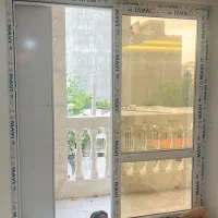 درب و پنچره دوجداره  UPVC رنگی و آلومینیوم
