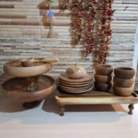 ظروف آشپزخانه چوبی گردو ارسال برای اهواز رایگان