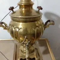 سماور زغالی روسی عتیقه ساخت یک قرن پیش 1498