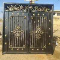 درب حیاط اماده اهن سنگین