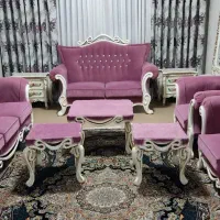 مبلمان ۷ نفره تمام چوب راش