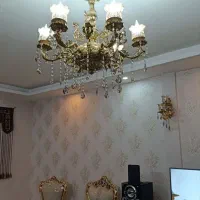 دوعدد  لوستر برنجی ۶ شعله|لوستر و چراغ آویز|مشهد, انقلاب|دیوار