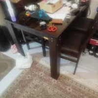 میز ناهارخوری چوبی ۴ نفره