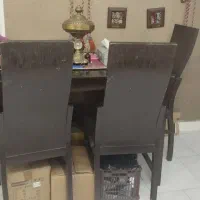 میز ناهارخوری 4نفره و میز کامپیوتر