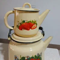 کتری و قوری لعابی روسیی