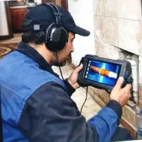 نشت یابی صوتی وتصویری تشخیص نشتی لوله رفع نم رطوبت