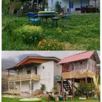 اجاره ویلاباغ باآلاچیق چوبی