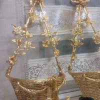 یک جفت دیوارکوب تمام برنز|مجسمه، تندیس، ماکت|تهران, خزانه|دیوار