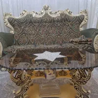 فروش مبل۹نفر سلطنتی در حد نو چور خالص به شرط|مبلمان خانگی و میز عسلی|تهران, تولید دارو|دیوار