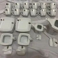 سرویس چینی ۱۲ نفره|ظروف سرو و پذیرایی|زنجان, |دیوار