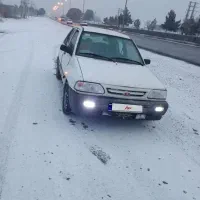 پراید مدل 88 یه لکه رنگ شاسی پلم