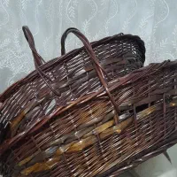 ۲ عدد سبد حصیری بزرگ و متوسط نوی نو،مناسب شب چله