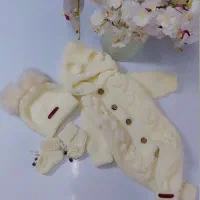 لباس بافت سرهمی نوزادی بیلروسیوشرت مخمل سیسمونی