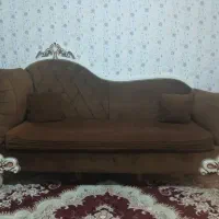 مبل 8نفره باجلومبلی وعسلی سالم وتمیز