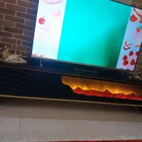 میز تی وی شومینه دار