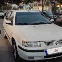 سمند۹۳ ال ایکس سفارشی سفید بی رنگ کم کار کاغذی