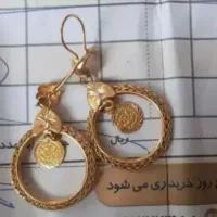 گوشواره طلا نو ۲ درصد|جواهرات|قوچان, |دیوار