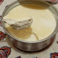 ماست بومی شیرگوسفندی ماست خامه ای