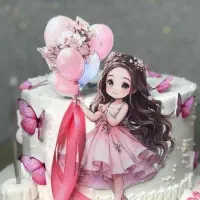 کیک خونگی وروز دختر قیمت مناسب