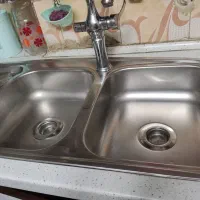 سینک ظرفشویی|آب‌چکان و نظم‌دهنده ظروف|قم, ولیعصر|دیوار