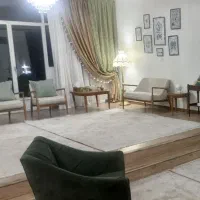 ۴ تکه دکور پرده مخمل (والان)۲ طرفه سالم ونو|پرده، رانر، رومیزی|تهران, پاسداران|دیوار