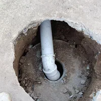 مقنی چاه اب فاضلاب و لوله کشی ساختمان به اگو شهری