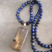 گردنبند عقیق شجر اصل(با آویزهای بسیار ارزشمند)|جواهرات|قم, پردیسان|دیوار