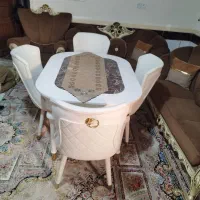 میز نهار خوری چهار نفره چستر|میز و صندلی غذاخوری|بندر امام خمینی, |دیوار