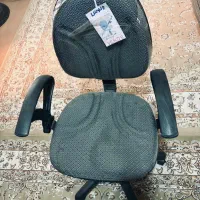 صندلی چرخدار اداری طوسی