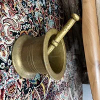 هونگ هاون هاونگ برنجی سنگینو قدیمی