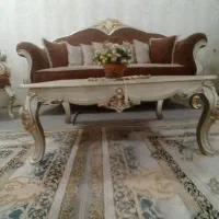 مبل ۷نفره تمام چوب درحد نو فوری