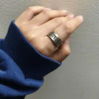 حلقه استیل با حکاکی نام شما|بدلیجات|اصفهان, شاهزاده ابراهیم|دیوار