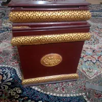 جا دستمال کاغذی و سطل زباله خانگی