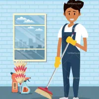 کارگر روزمزد هستم (نظافتچی و خدماتی)